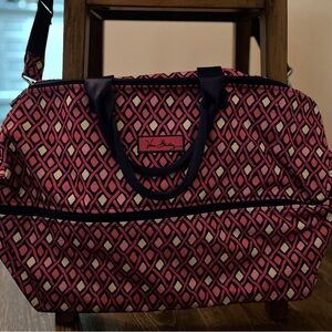 Vera Bradley Pink Patterned Women's Travel  Bag
